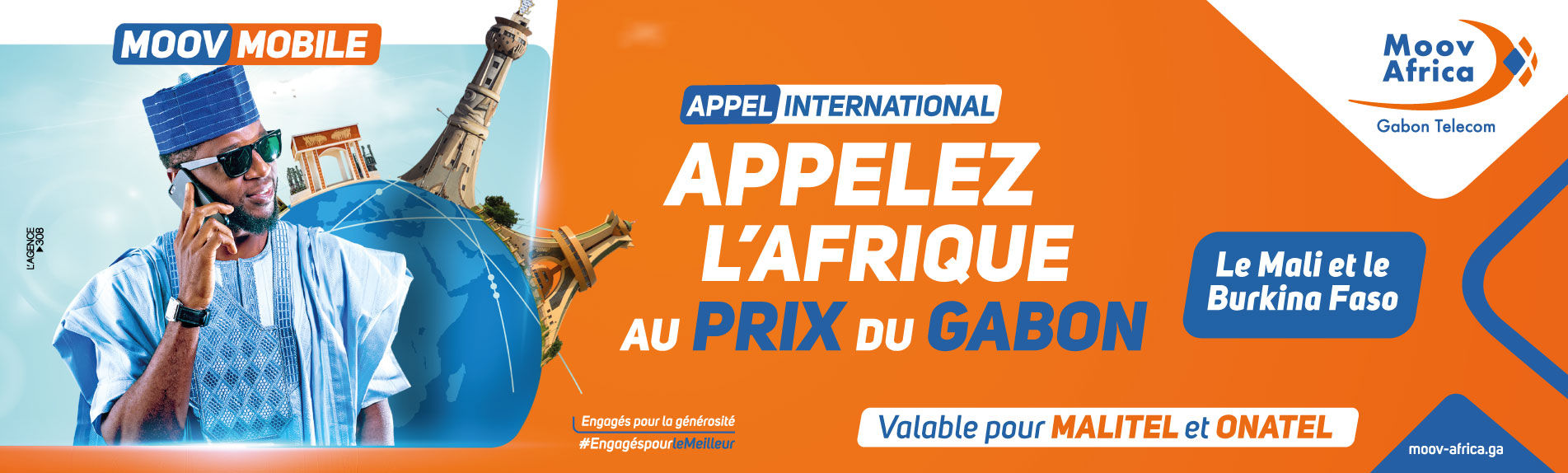 Moov Africa-Gabon Télécom - NOUVELLE BOX WIFI 4G+ 📲💻🖱 Légère 🙂. Petite  😚. Moins chère 😘. Le meilleur de l'Internet partout 🚕🏜🏡, tout le temps  ⏱ avec vous. 🦸‍♂️ Capacité: Jusqu'à 1️⃣5️⃣