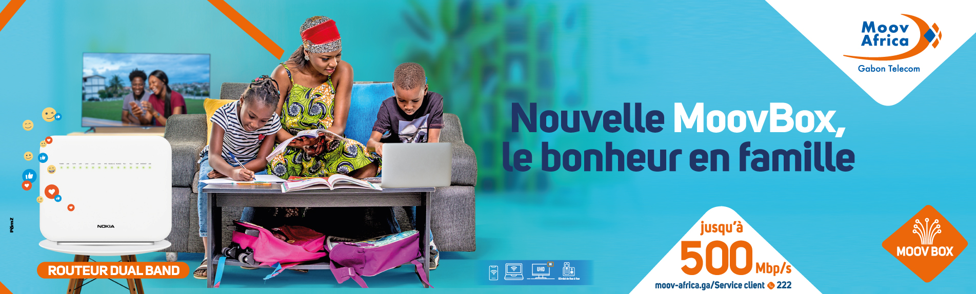 Nouvelle Moov Box : bonheur en famille