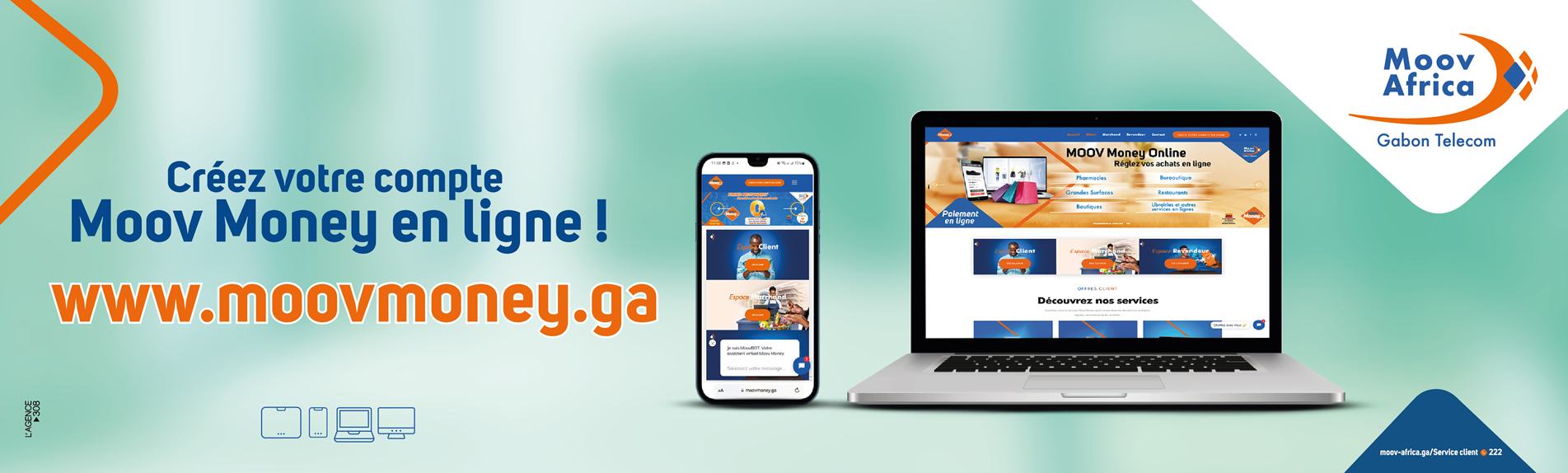 Moov Moneu en ligne