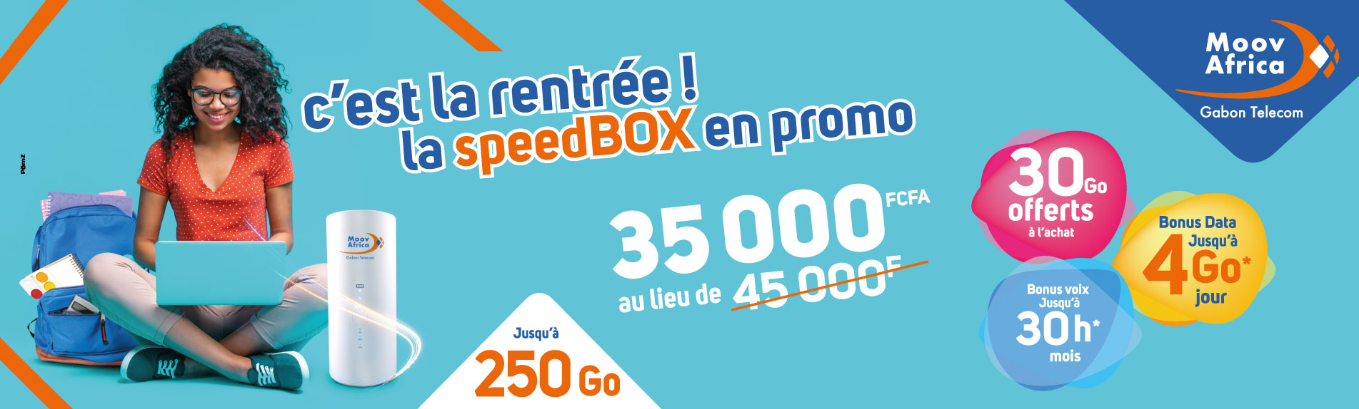 LA SPEEDBOX DE MOOV AFRICA GABON TELECOM